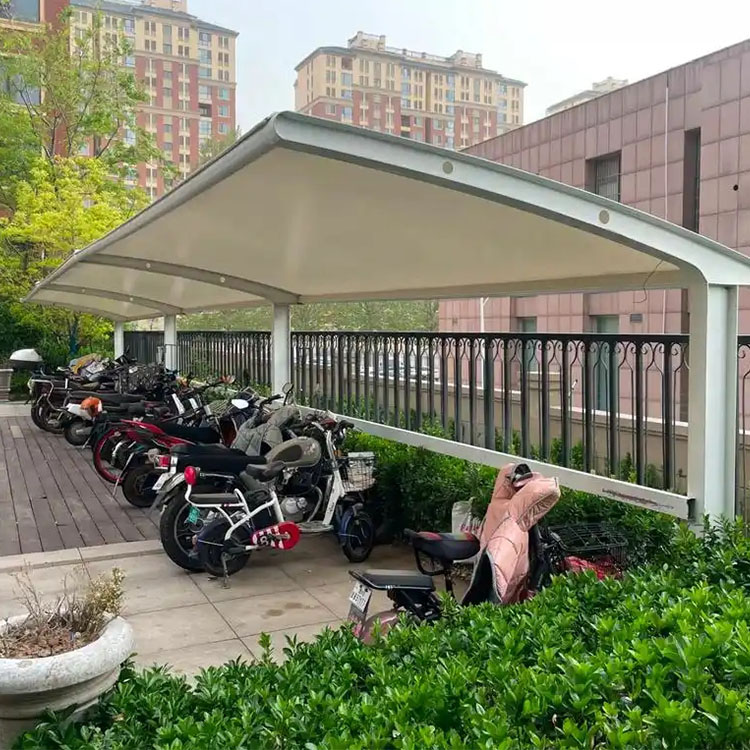 都江堰市膜结构电动车棚